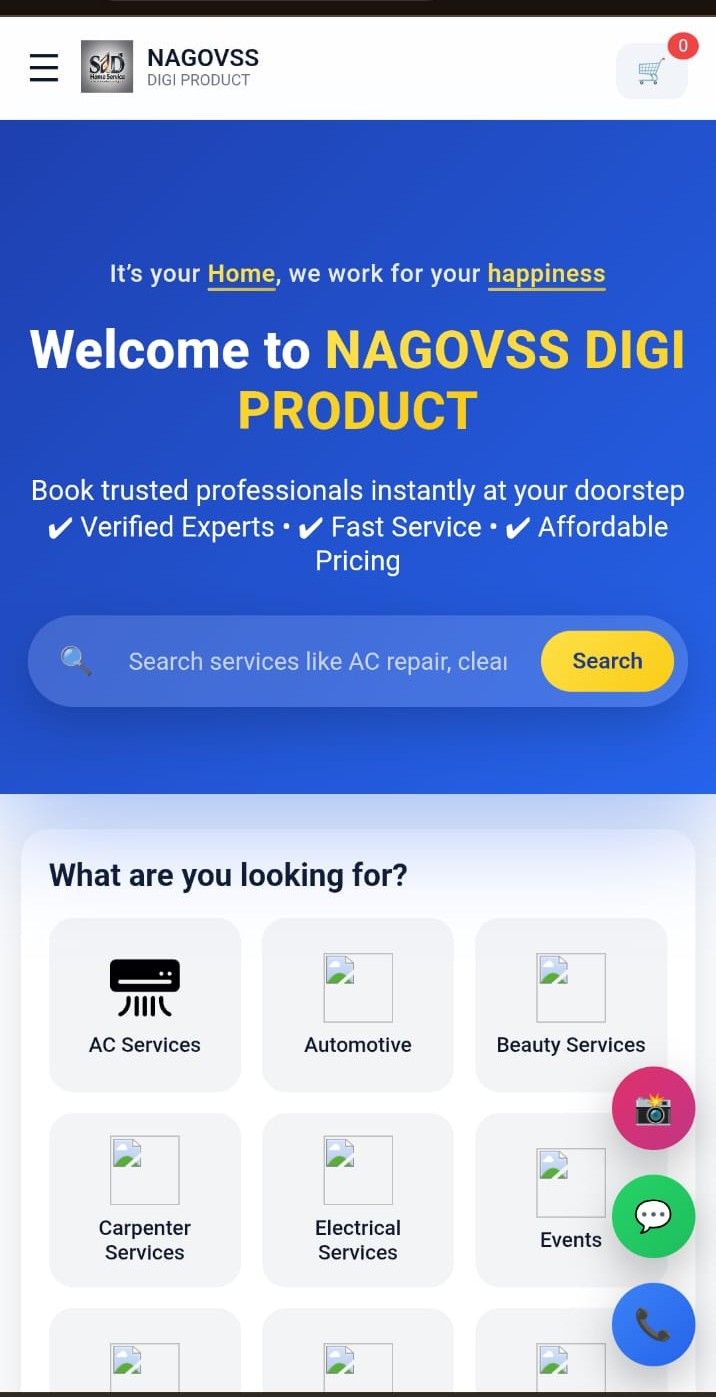 PRO – Multi Vendor Home Service Booking SaaS