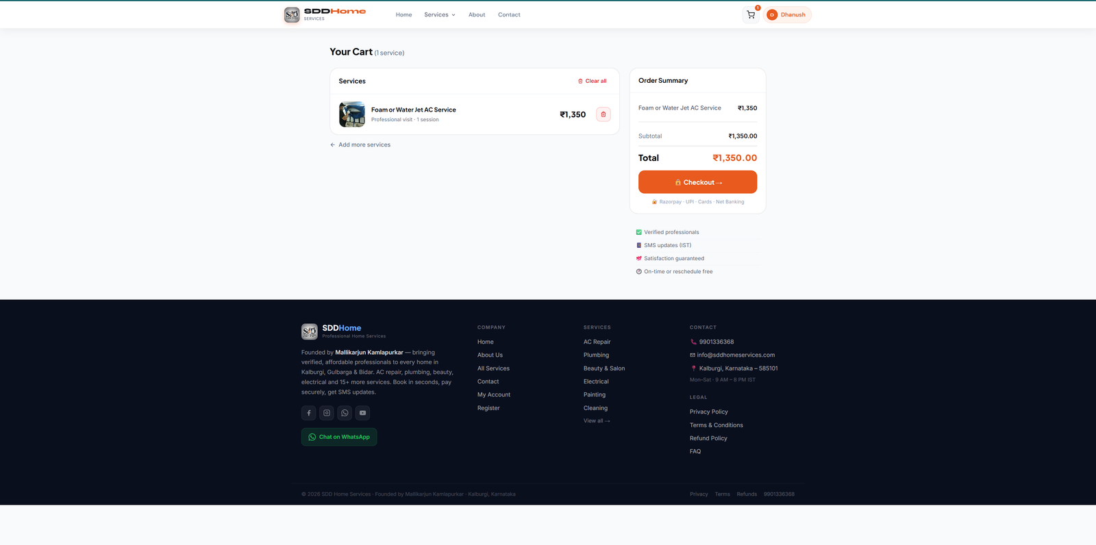 Home Services PHP Script — Admin + Worker + Customer