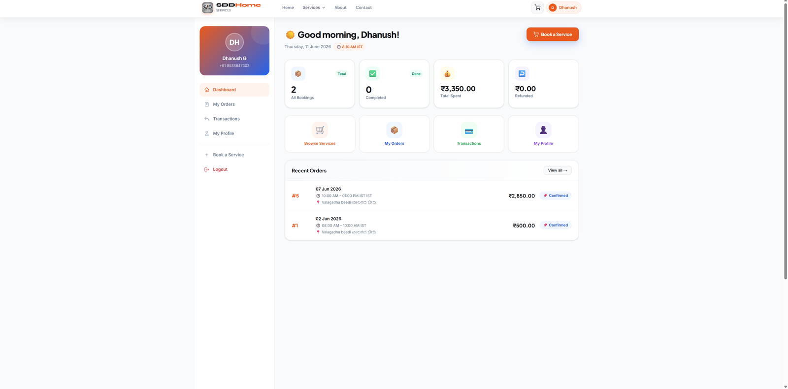 Home Services PHP Script — Admin + Worker + Customer