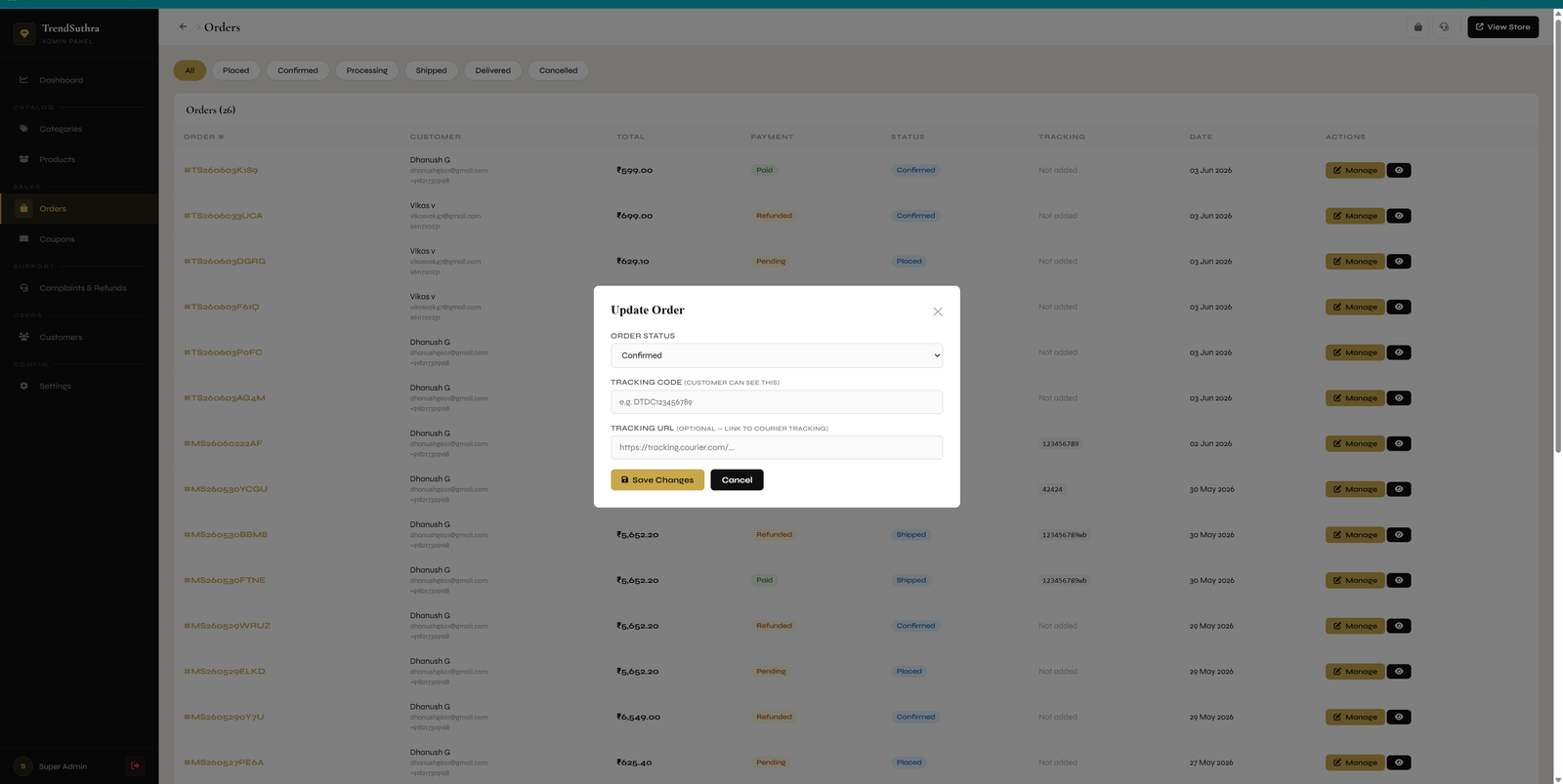 FashionStore — PHP Single-Vendor Fashion E-Commerce with Razorpay, WhatsApp & Video Support
