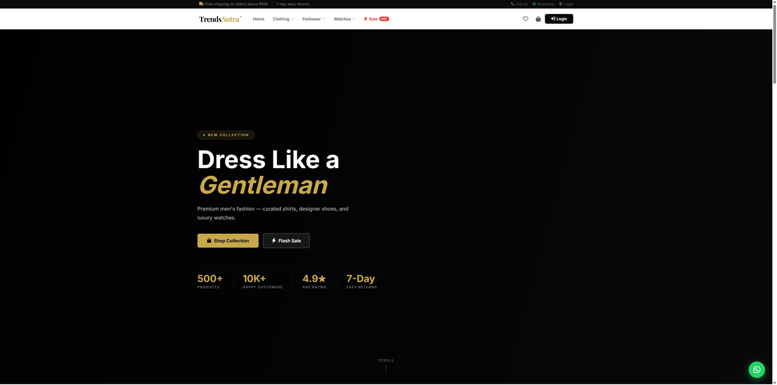 FashionStore — PHP Single-Vendor Fashion E-Commerce with Razorpay, WhatsApp & Video Support