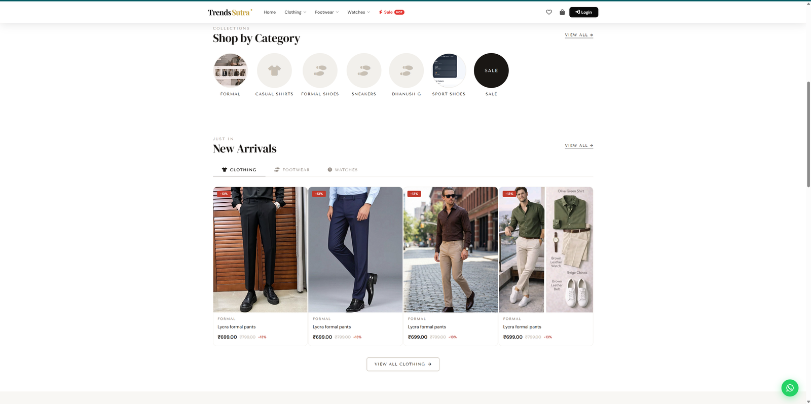 FashionStore — PHP Single-Vendor Fashion E-Commerce with Razorpay, WhatsApp & Video Support