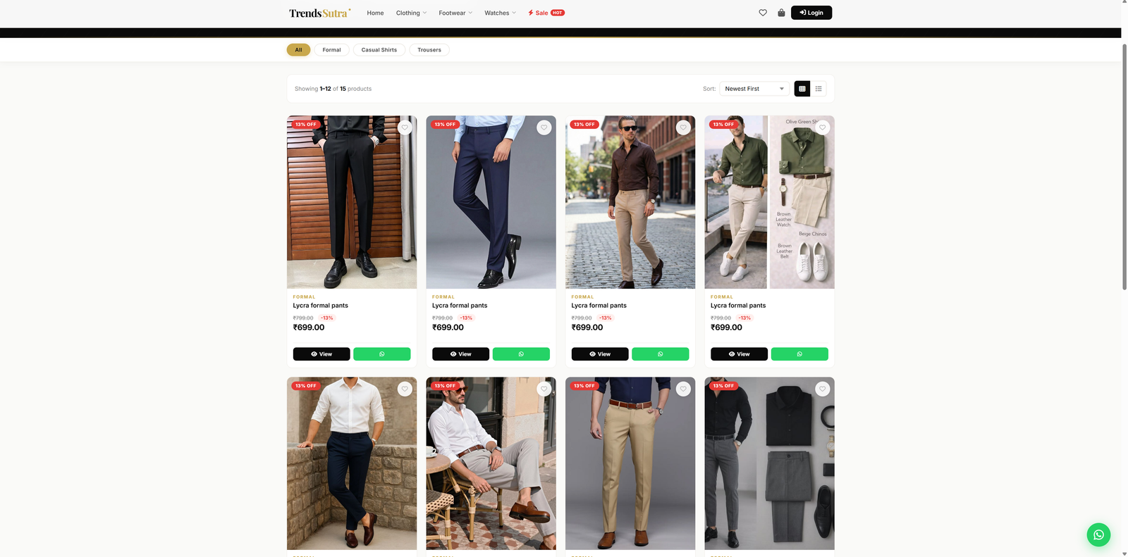 FashionStore — PHP Single-Vendor Fashion E-Commerce with Razorpay, WhatsApp & Video Support