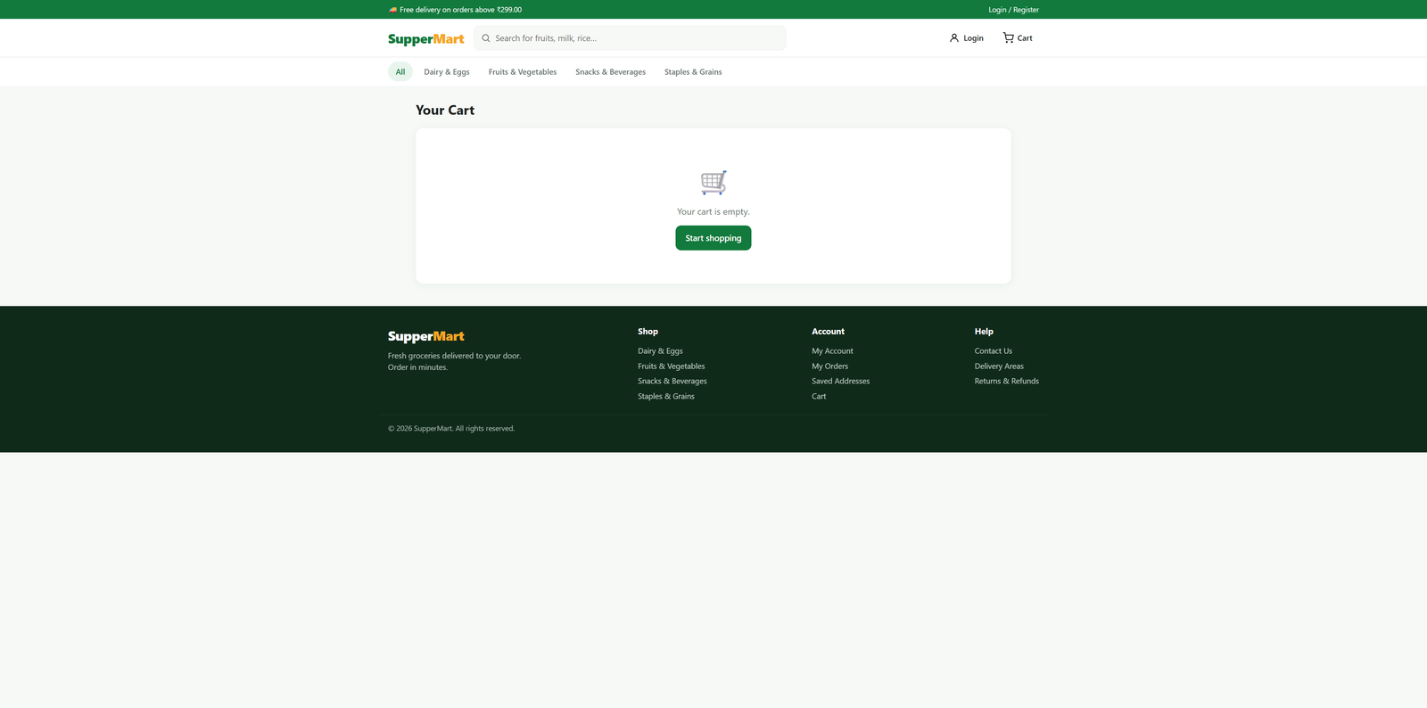 "PHP Grocery Delivery Website Script with Admin Panel + Delivery App + OTP Verification
