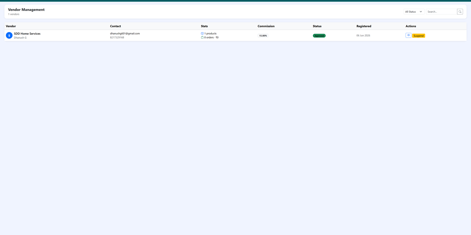 VendorMart — PHP Multi-Vendor E-Commerce Platform with Razorpay & WhatsApp
